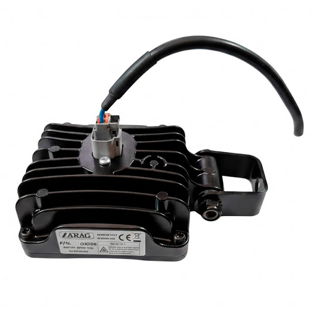 Kit Completo Reflector LED Azul IP69K 18W + Conector Deutsch DT 2 Pines para Pulverización Faro LED