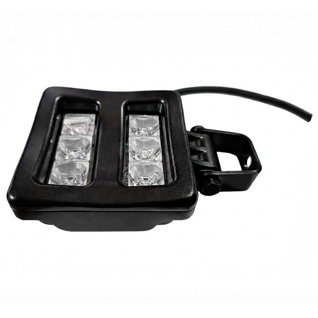 Kit Completo Reflector LED Azul IP69K 18W + Conector Deutsch DT 2 Pines para Pulverización Faro LED