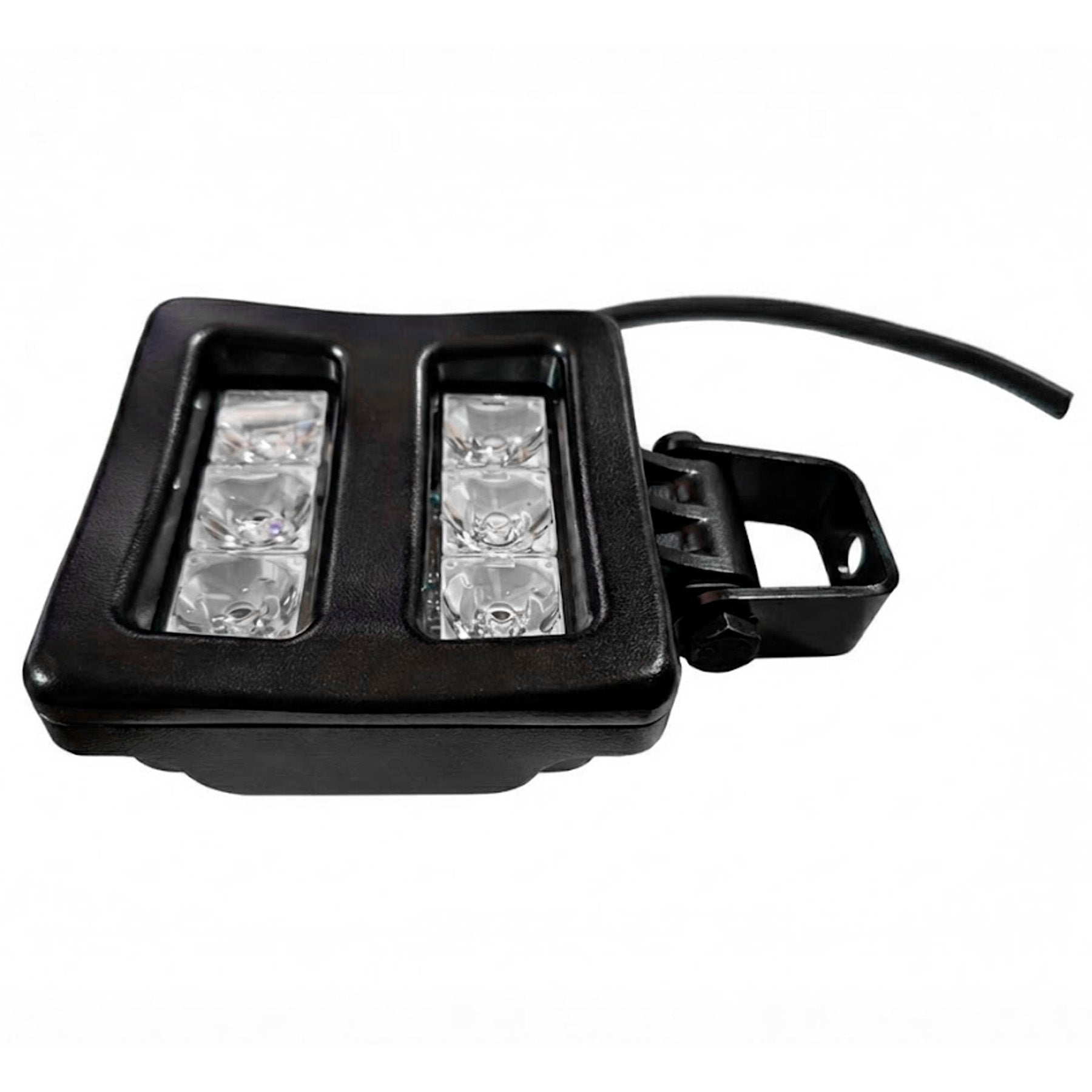 Kit Completo Reflector LED Azul IP69K 18W + Conector Deutsch DT 2 Pines para Pulverización Faro LED