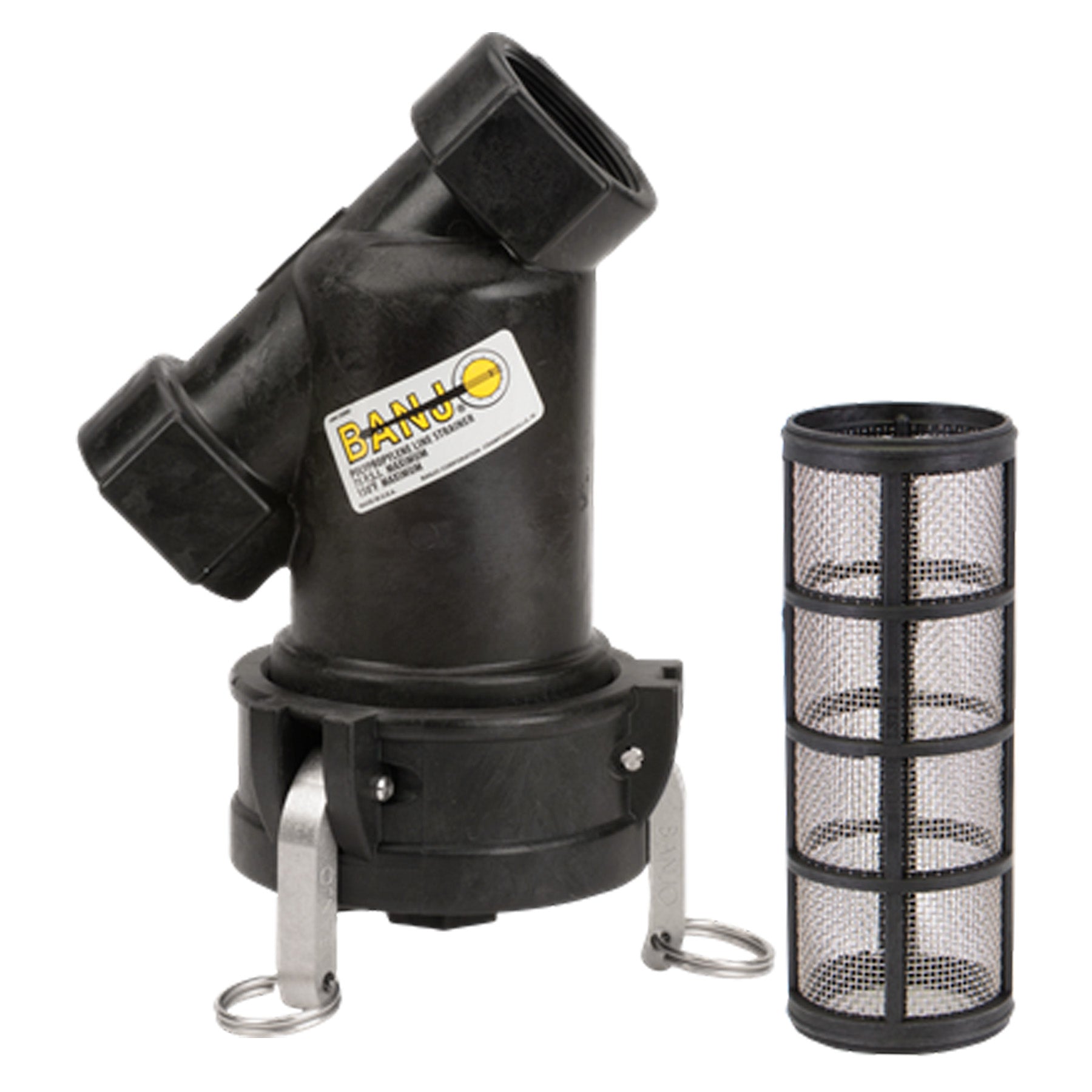 Filtro BANJO LSQ200 2" NPT / Traba a Levas | Malla Desde 12 Hasta 80 Mesh