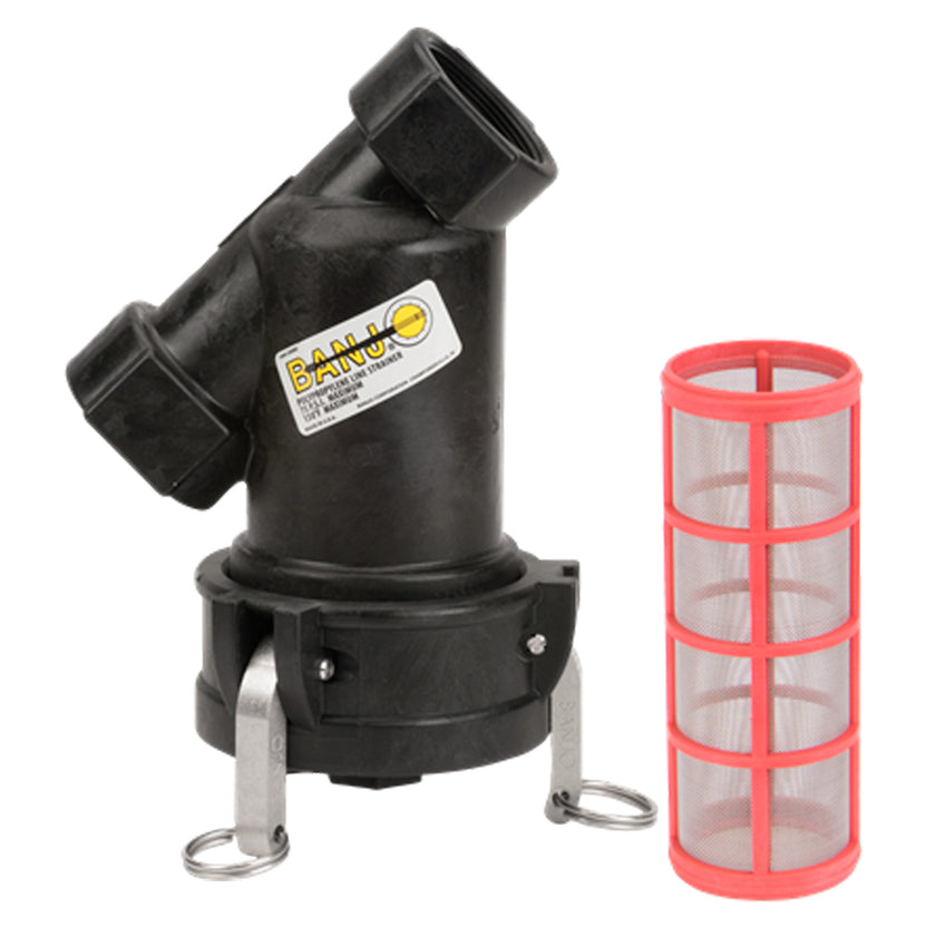 Filtro BANJO LSQ200 2" NPT / Traba a Levas | Malla Desde 12 Hasta 80 Mesh