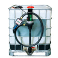 Kit Bomba Flowserve Scienco CT6 12V — 49 LPM — Manguera 1" — Dosificación Agroquímicos a Granel IBC — Origen USA