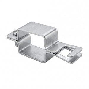 Grampa de Acero Sujeta Porta Picos para Caño Cuadrado de 1"1/2