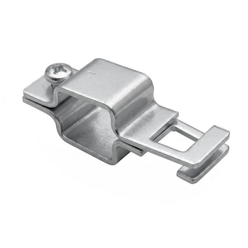 Grampa de Acero Sujeta Porta Picos para Caño Cuadrado de 1"