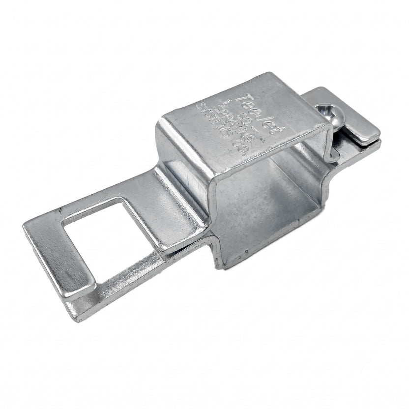 Grampa de Acero Teejet Sujeta Porta Picos para Caño Cuadrado de 1"