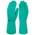 Guante Químico DELTAPLUS VE801 - Nitrilo Flocado de Algodón Talle 10