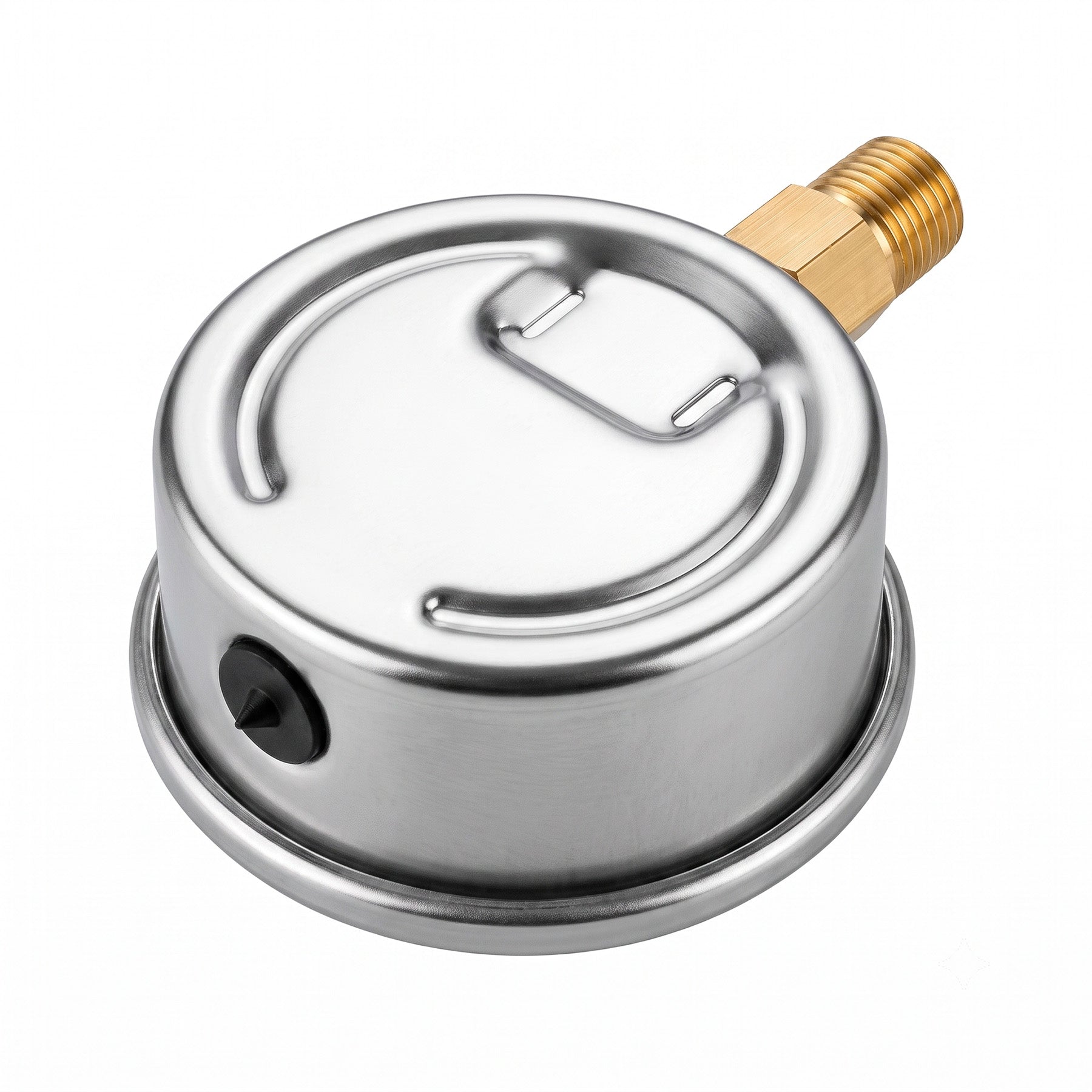 Manómetro 63mm con Baño de Glicerina para Pulverización - Escala de Colores 0-25 bar / Rosca Inferior 1/4"