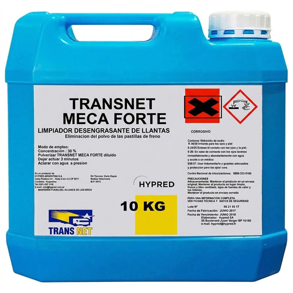 Transnet MECA FORTE Desengrasante Industrial Ultra Potente