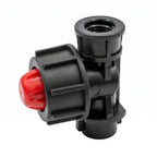 Portapico Unijet Con Antigoteo 1/4 Vuelta Rosca Hembra 1/4"