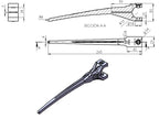 Pua plástica d: 35mm para molinete massey ferguson 34 o 38 y deutz optima