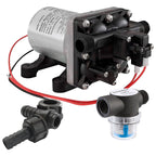 Kit Shurflo 4008-101-A65 Con espiga Rapida y Filtro Bomba Presurizadora 12 Volt