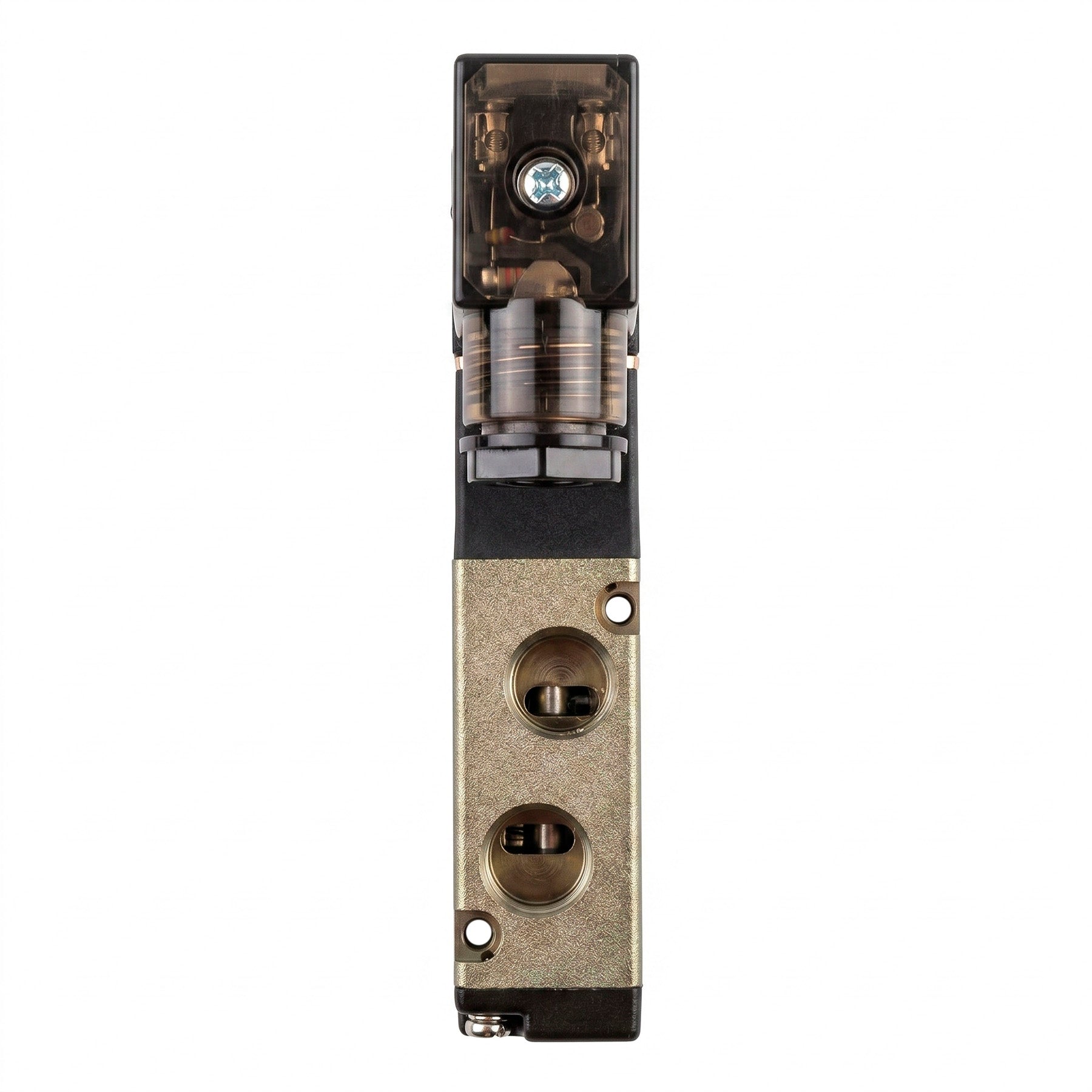 Electroválvula Neumática 5/2 Vías con Solenoide — Seleccioná 12V o 24V