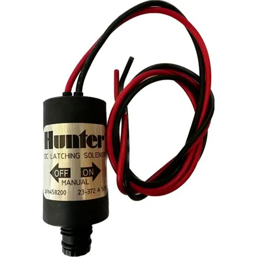 Solenoide Hunter 458200 DC | 9 a 24V | Para Válvulas de Riego Hunter PGV
