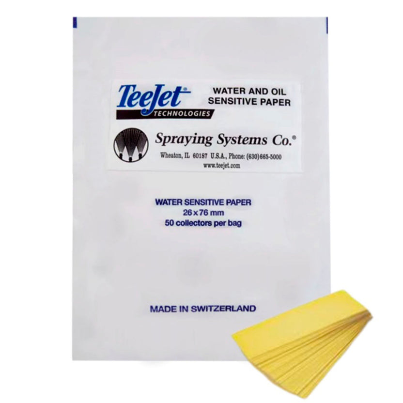 Tarjetas Hidrosensibles TeeJet Syngenta Control y Precisión en Cada Pulverización (Paquete de 50 Unidades)