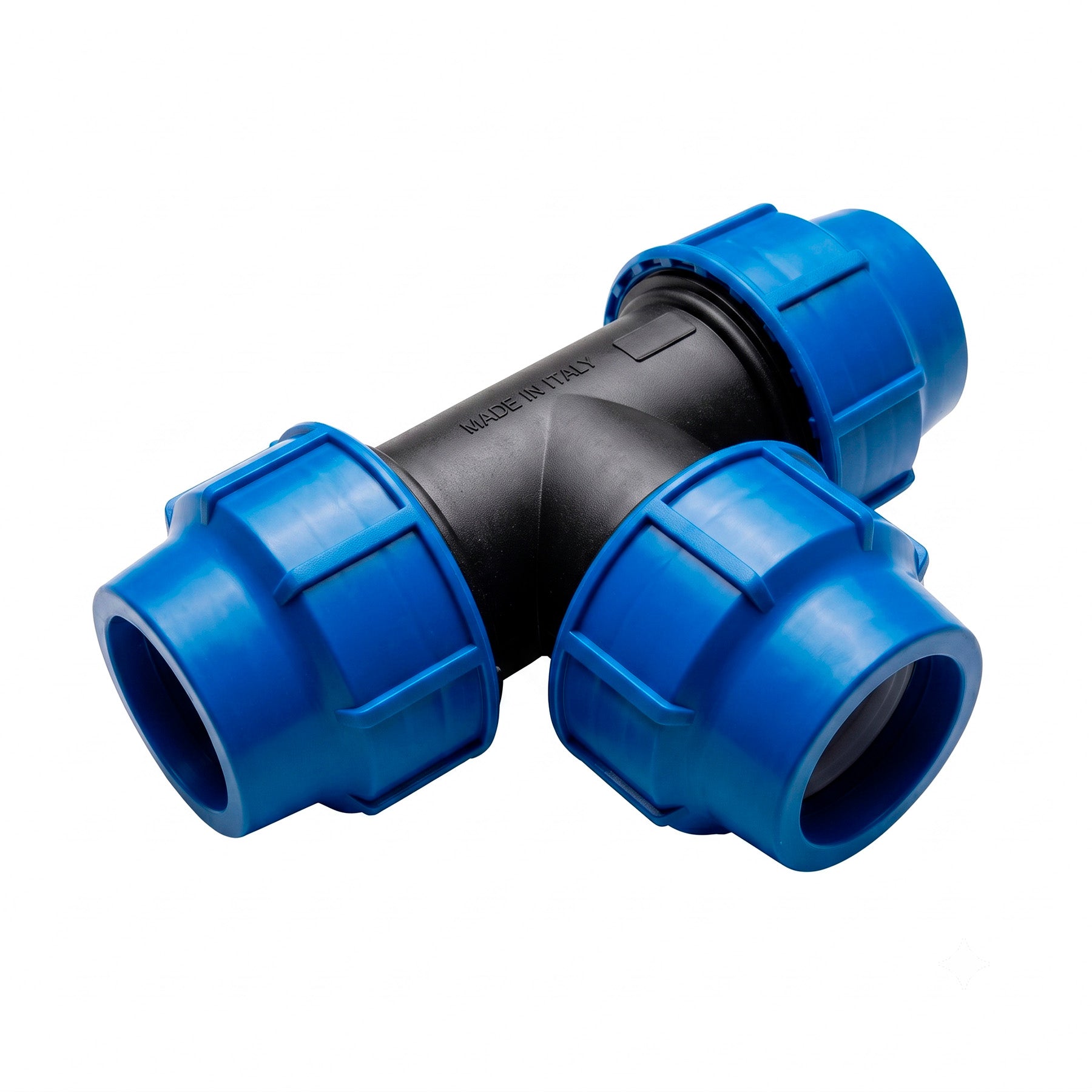 Tee de Compresión Black Line 50x50x50mm  – Riego y Agua Potable