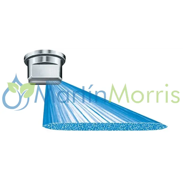 Boquilla teejet excéntricas de chorro plano lateral