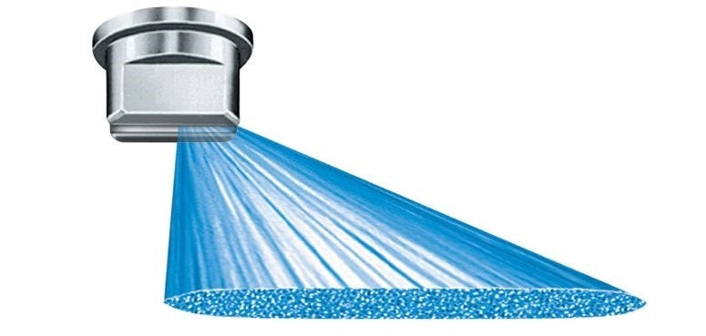 Boquilla teejet excéntricas de chorro plano lateral