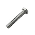 Tornillo de acero inoxidable M8 x 1,25, cabeza hexagonal, rosca total 45 mm
