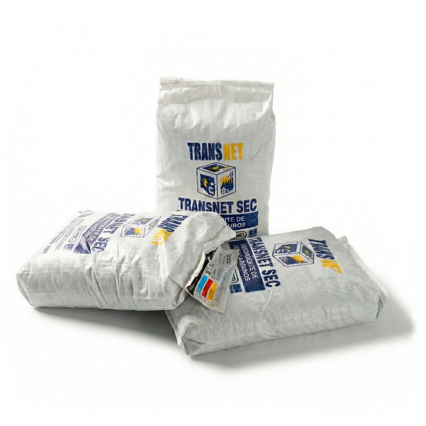 Absorbente de Hidrocarburos Transnet SEC Bolsa de 6kg Solución Ecológica y Eficaz para Derrames