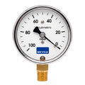 Vacuómetro 63 mm | Escala 0-100 mbar | Conexión Inferior 1/4"