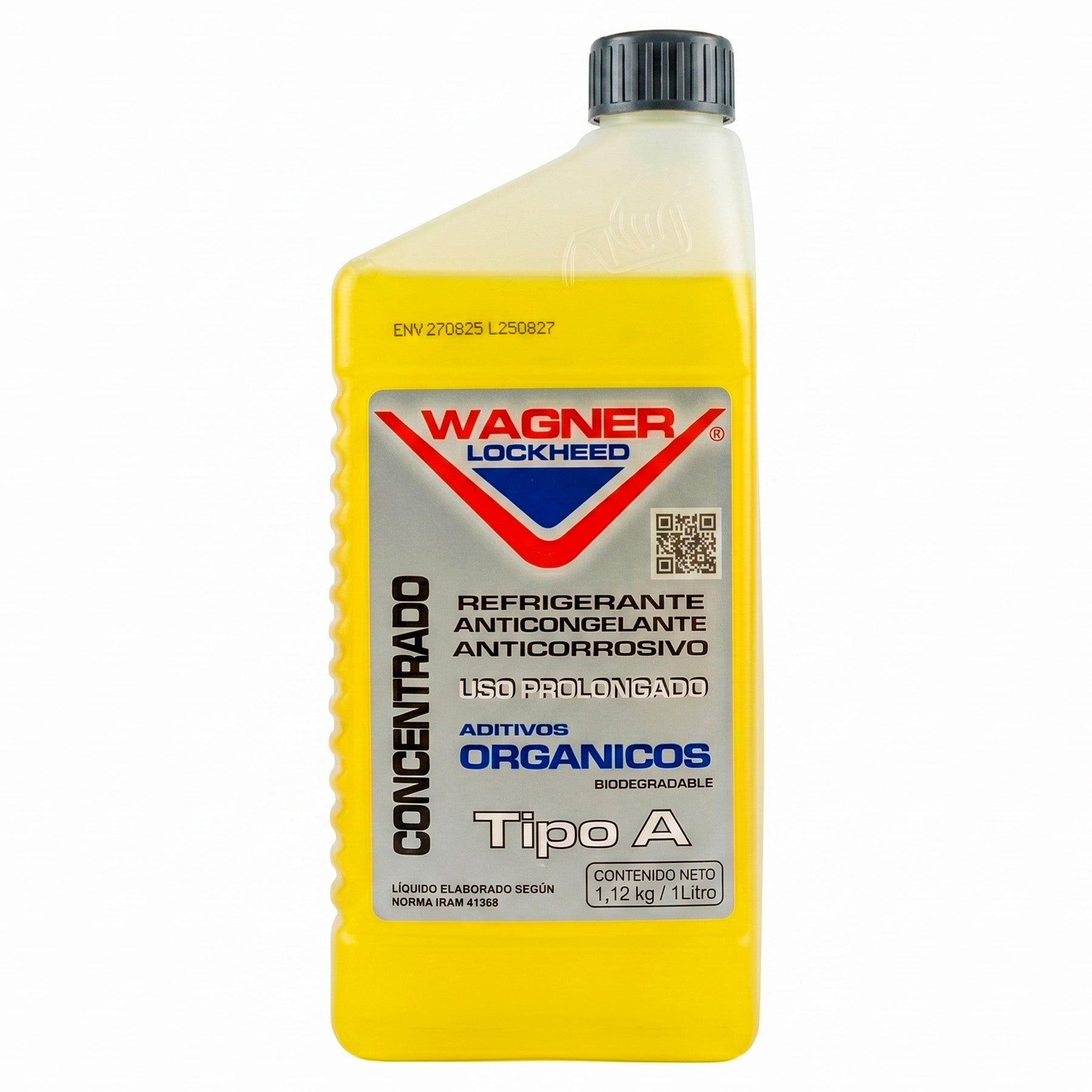 Refrigerante Anticongelante Wagner Lockheed Orgánico 1L | +100.000 km | Amarillo / Rojo / Azul / Verde