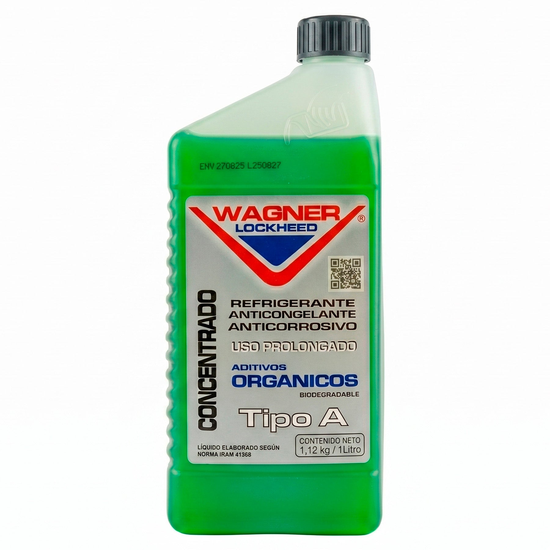 Refrigerante Anticongelante Wagner Lockheed Orgánico 1L | +100.000 km | Amarillo / Rojo / Azul / Verde