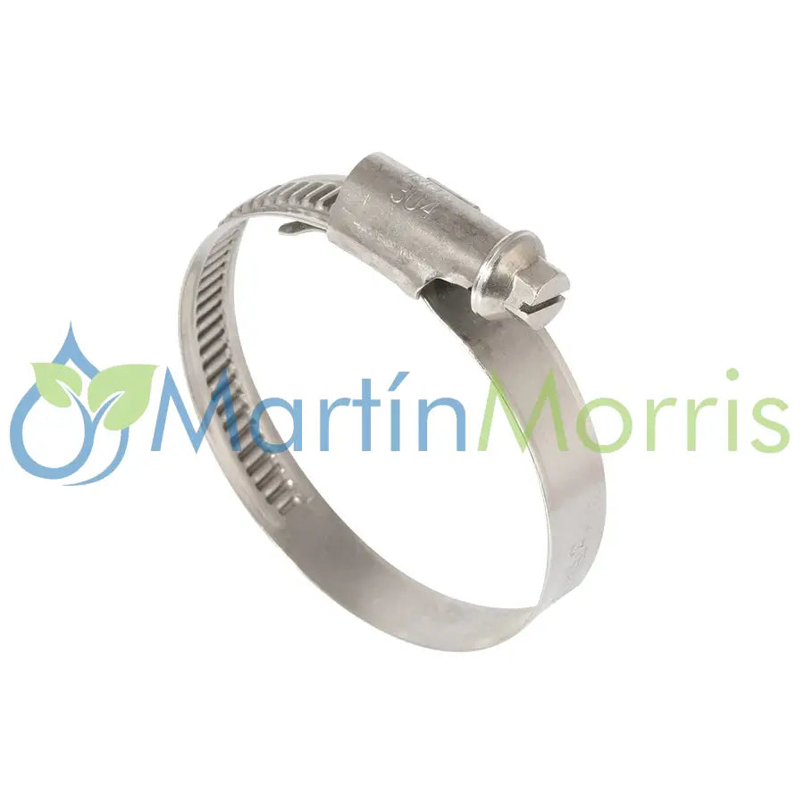 Abrazadera estampada acero inoxidable 304 banda 7 mm