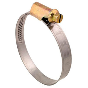 Abrazadera Estampada Acero Inoxidable 430 Banda 12 mm