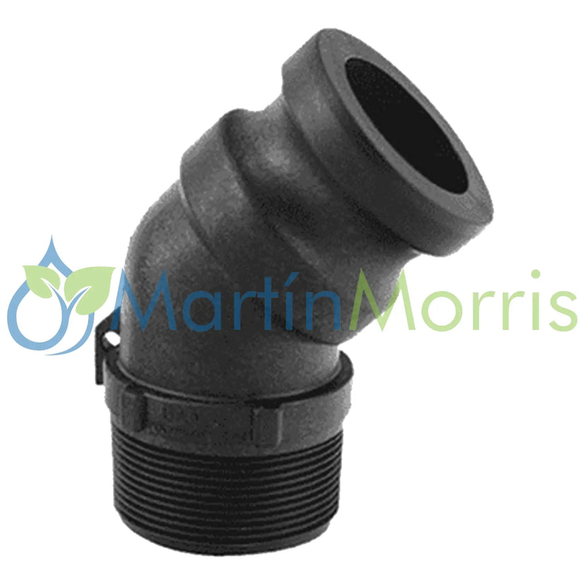 Acople Adaptador 200F45 Banjo 200 por Rosca Macho 2’’ NPT a 45º