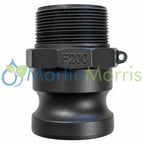 Acople Rápido a Palanca rosca macho 2’’ de Polipropileno Económico ACOPLE F