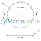 Junta para Aro Tapa de tanque tamaño Grande