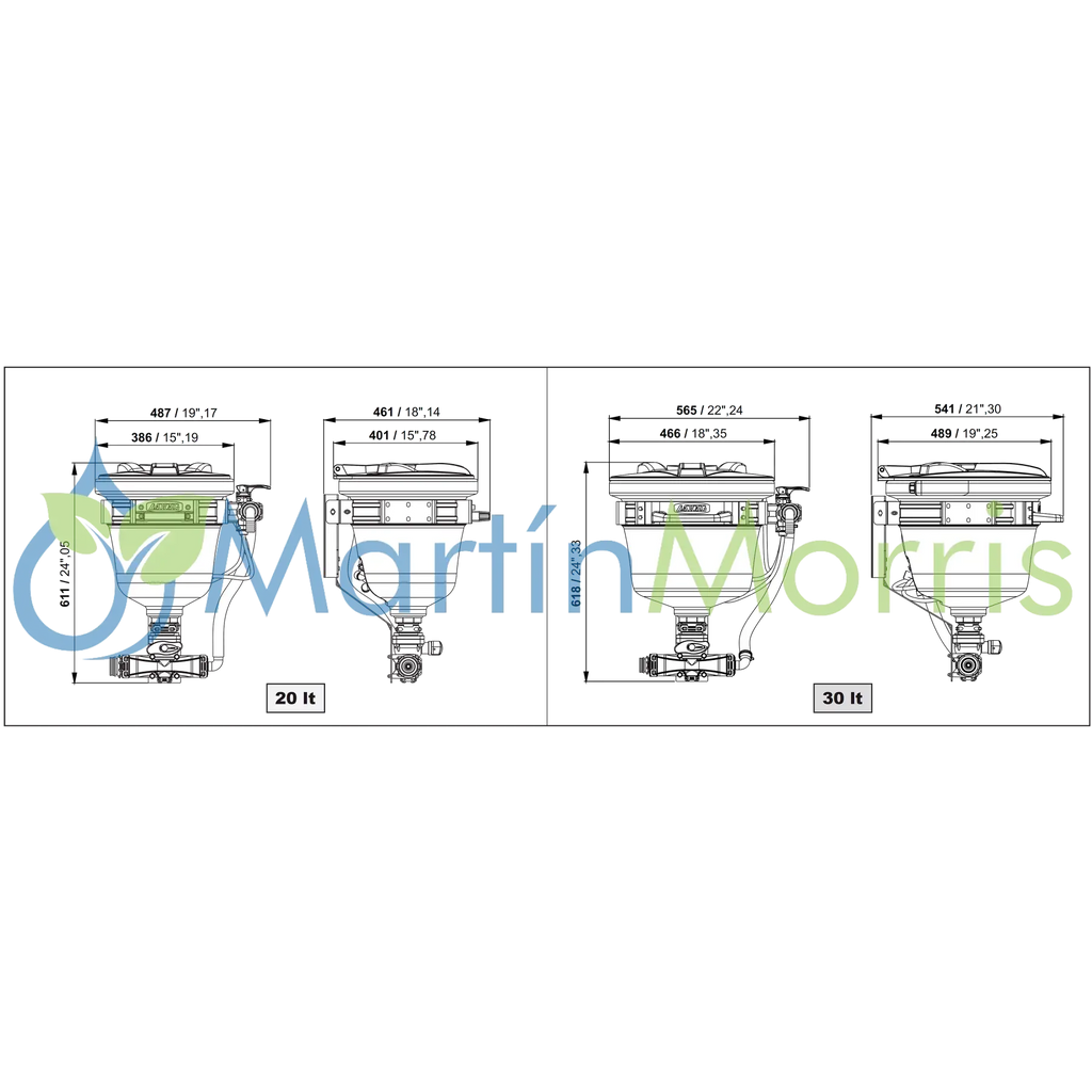 Mixer Arag Niagara de 20 o 30 Litros FULL para carga de fitosanitarios