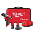 Milwaukee 3404-259A  Kit Talador Percuto/Atornillador A Batería 12v FUEL 1/2" (13 Mm)