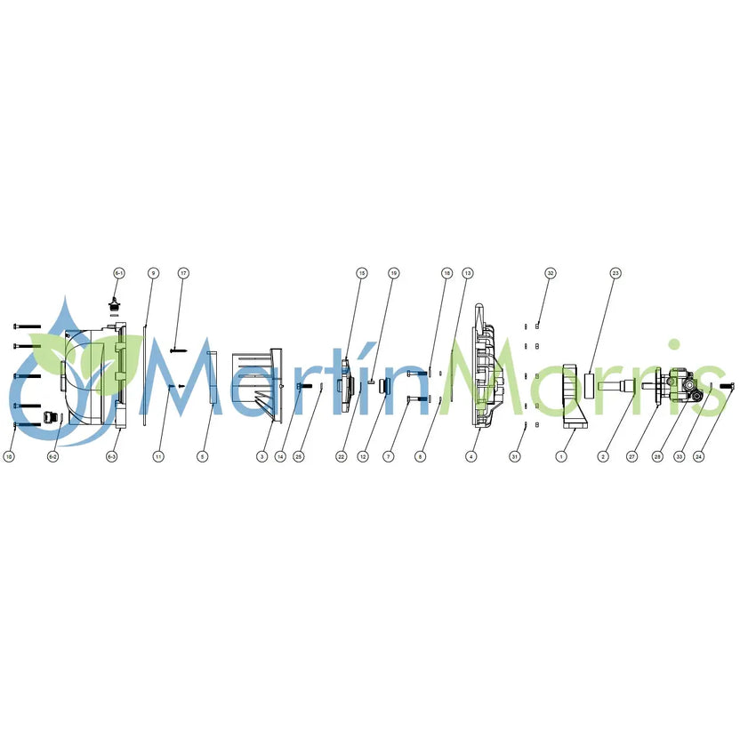 Banjo con motor hidráulico de carga o trasvase