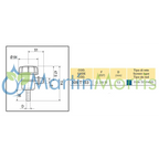 Filtro de Aspiración Rosca 3/8’’ con Espiga de 13mm Maya 50 Mesh