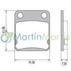 BOSCH Pastillas de Freno para MOTOS Honda CG Titan 150 y Otras