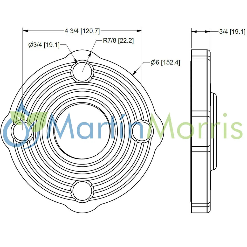 Brida salida de Tanque Rosca 2’’ Banjo