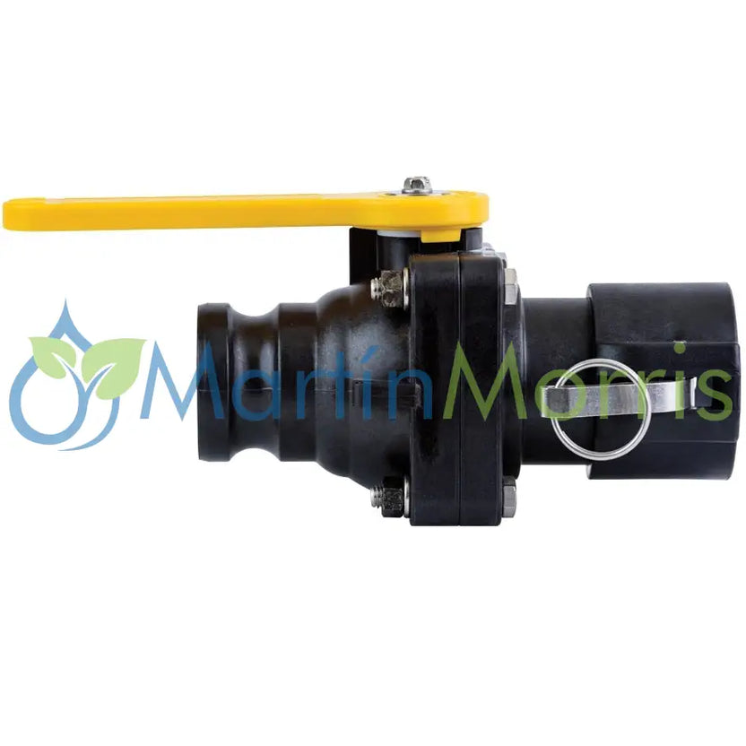 Canilla o Válvula de Bola 2’’ Terremax Paso Total Acople a Palanca Macho y Hembra VSFD204FP