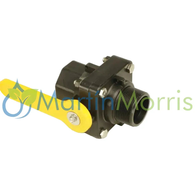 Canilla o Válvula de bola compacta Terremax paso total rosca 2’’ macho NPT x rosca 2’’ hembra NPT