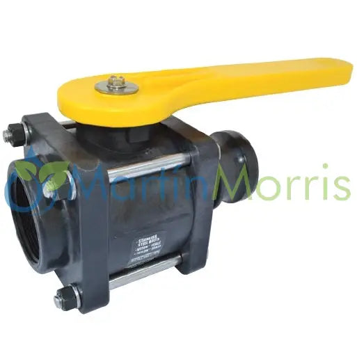 Canilla o Válvula de Bola Terremax Paso Total Rosca 2’’ Hembra NPT x Acople Rápido de Palanca 2’’
