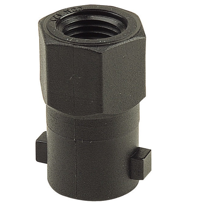 Adaptador Porta Boquillas Rosca Hembra 1/4" con Conector 1/4 Vuelta
