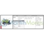 Crapodina DBH Ford Falcon 188 y 221 Fairlane Ranchero medidas 36,50x74x30mm