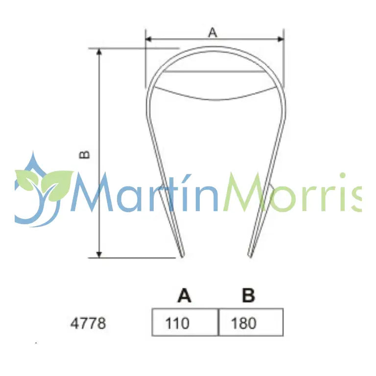 Deflector para péndulo fertilizadora tanzi
