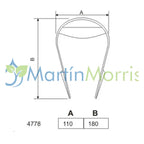 Deflector para péndulo fertilizadora tanzi