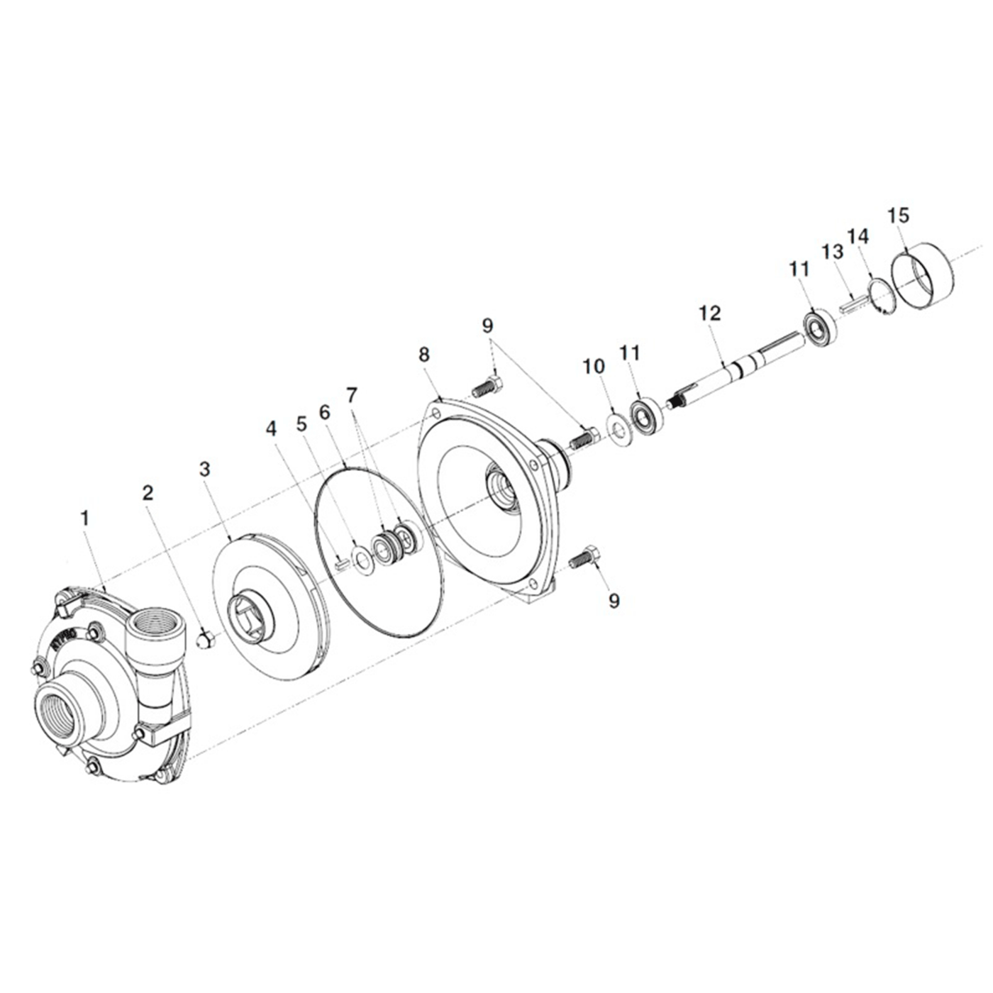 Despiece Bomba Hypro 92022 R