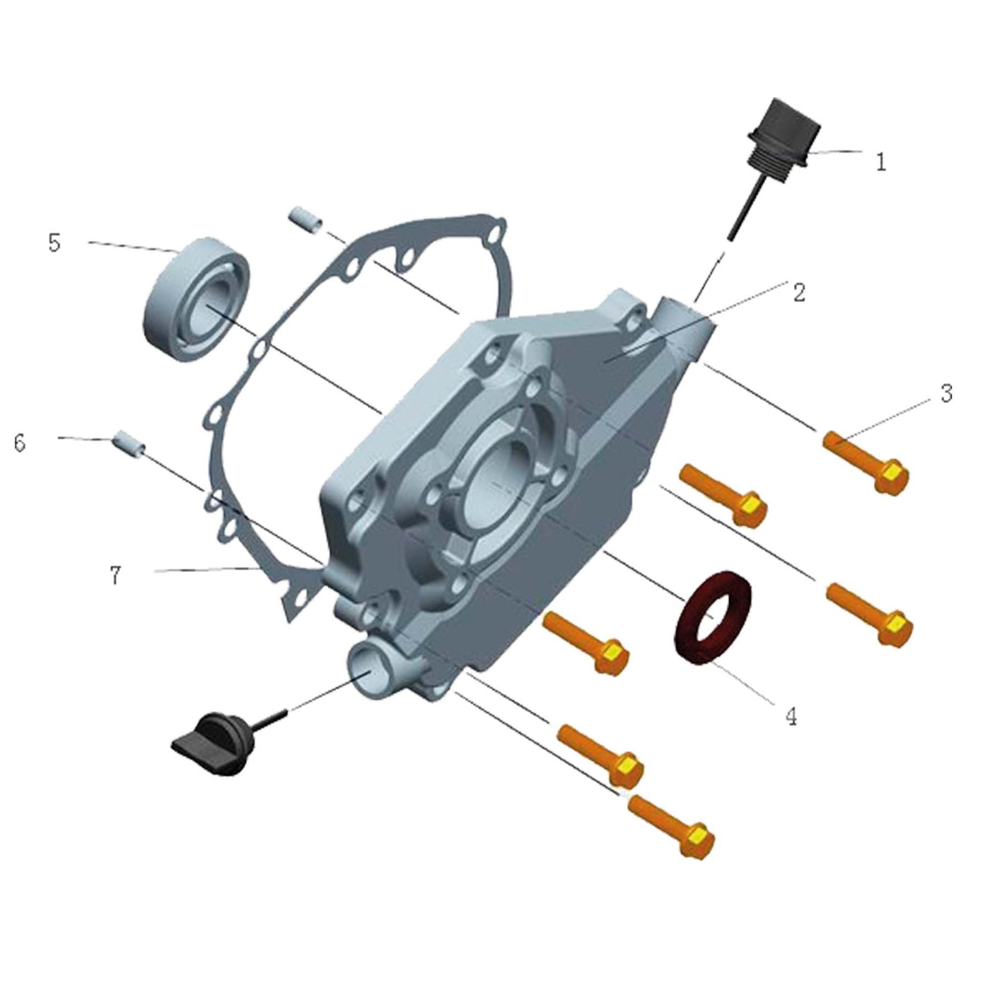 Despiece Despiece Culata Motor SENSEI M70 OHV