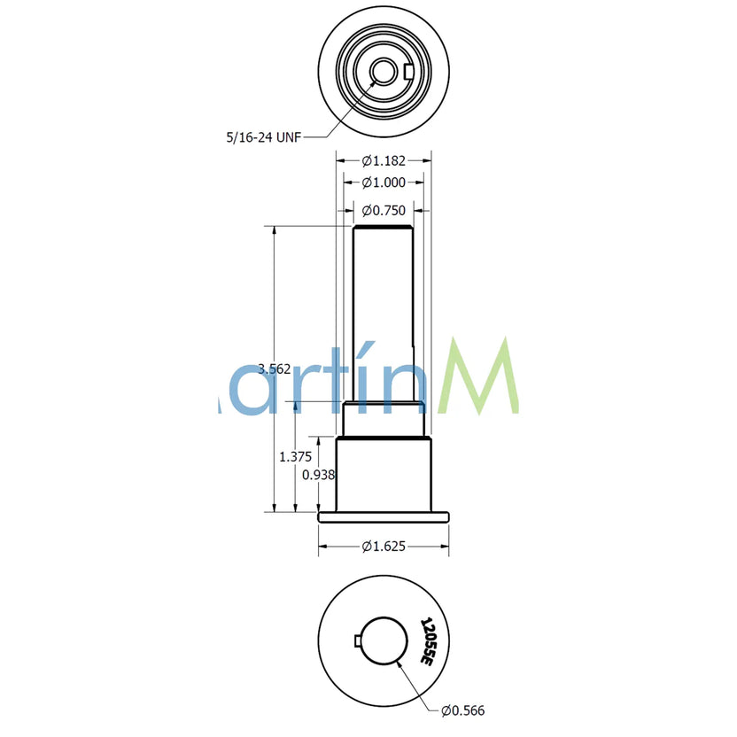 Eje BANJO para Bombas Polipropileno con Pedestal para Motor Hidraulico Parker