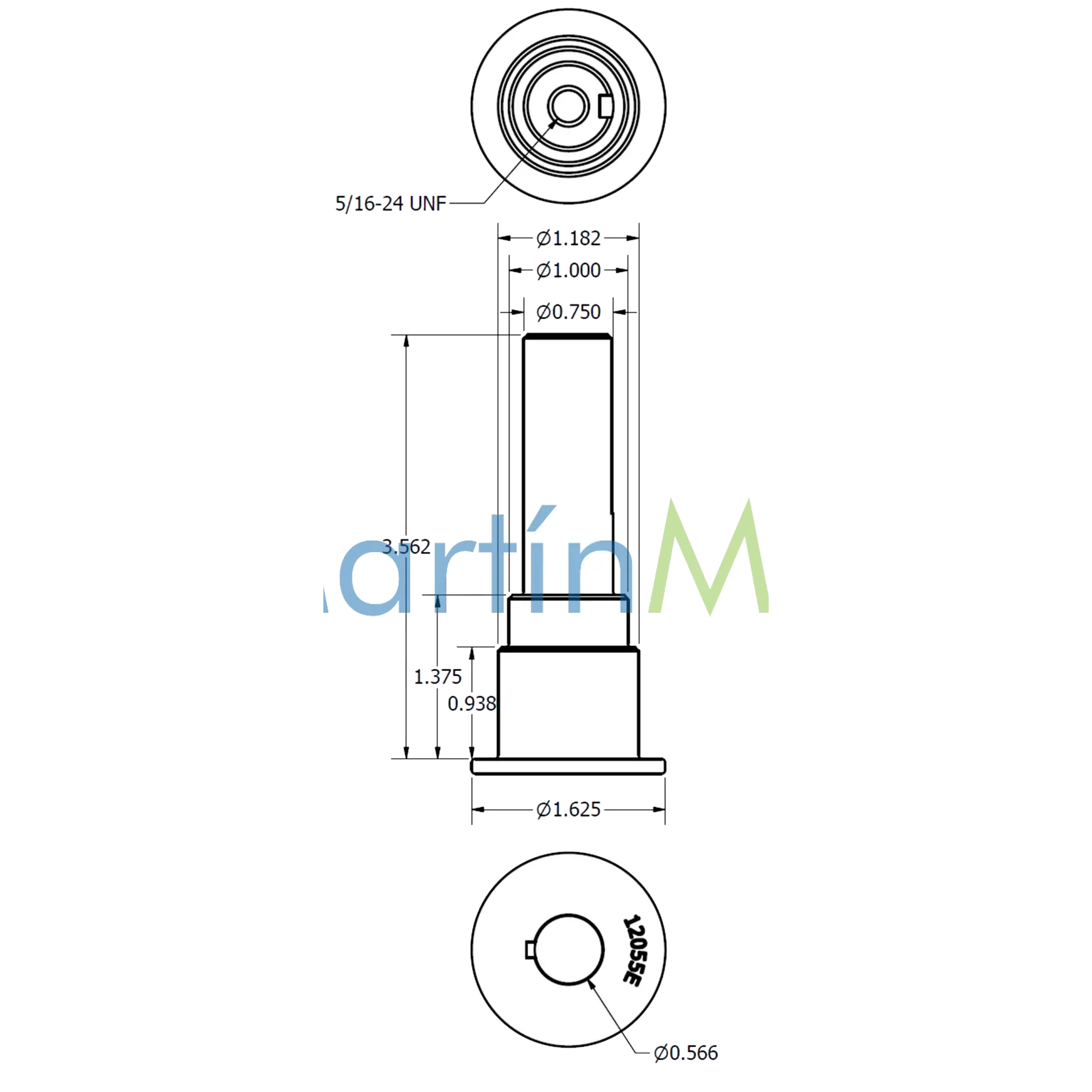 Eje BANJO para Bombas Polipropileno con Pedestal para Motor Hidraulico Parker