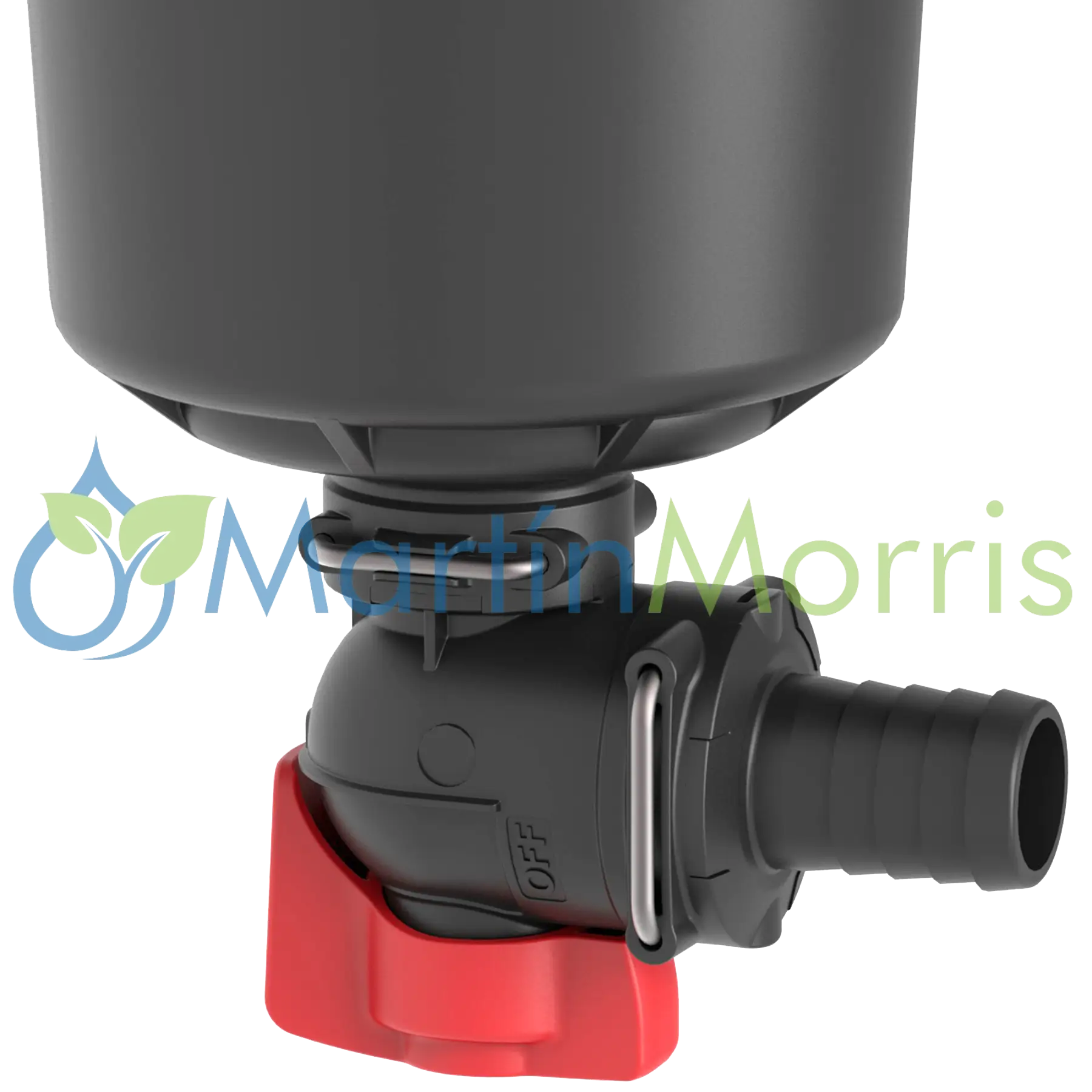 Valvula de Purgue para Filtros ARAG Salida Horquilla T3 a Salida Espiga o T3 Macho