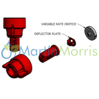 Boquilla Aplicacion Variable Teejet SJ3-VR de 3 Chorror todos los cuadales